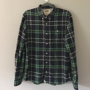 Vans men’s button down flannel shirt